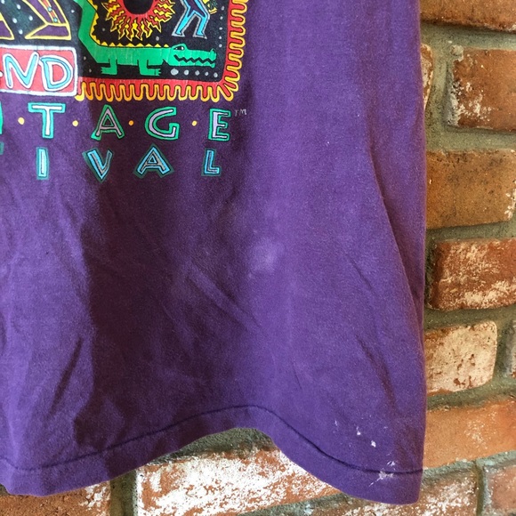 Vintage 1993 New Orleans Jazz & Heritage Festival T-Shirt - Picture 6 of 7
